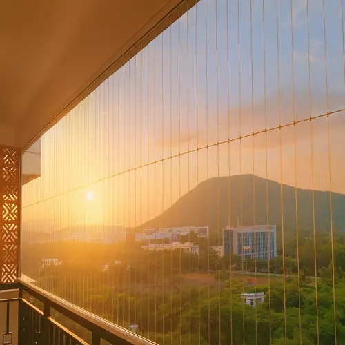 Premium Nylon Coated Invisible Grills for Balcony in Hyderabad, Telangana